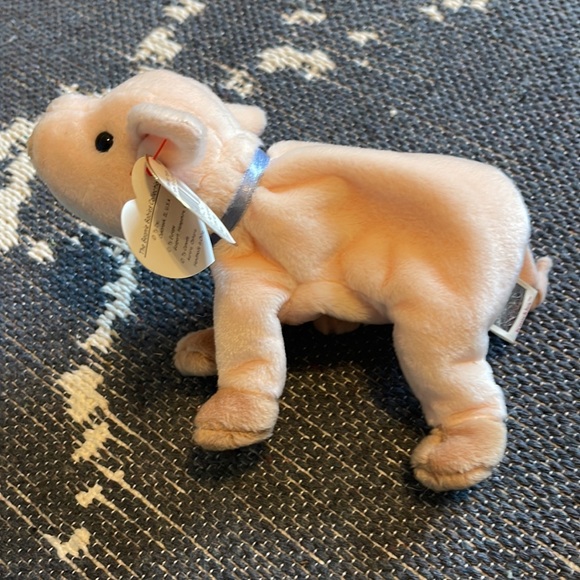 Ty beanie baby Knuckles 1999 pig stuffed animal babe - Picture 4 of 4